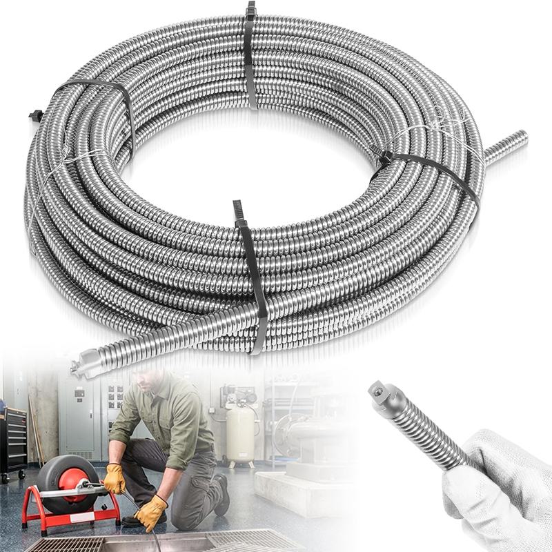 Power X Tools And Machinery - Cable de limpieza de desagües 37847