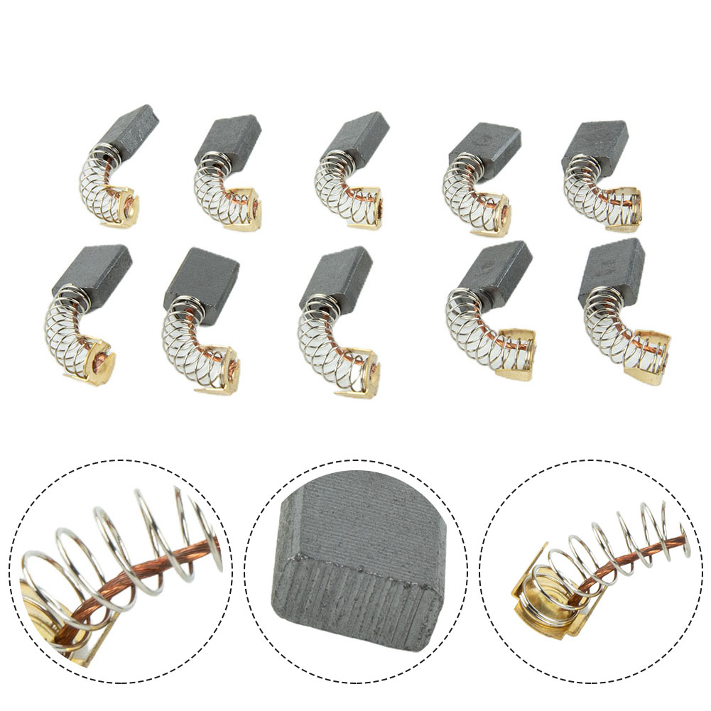 Power X Tools And Machinery - 10 cepillos de carbón de 6