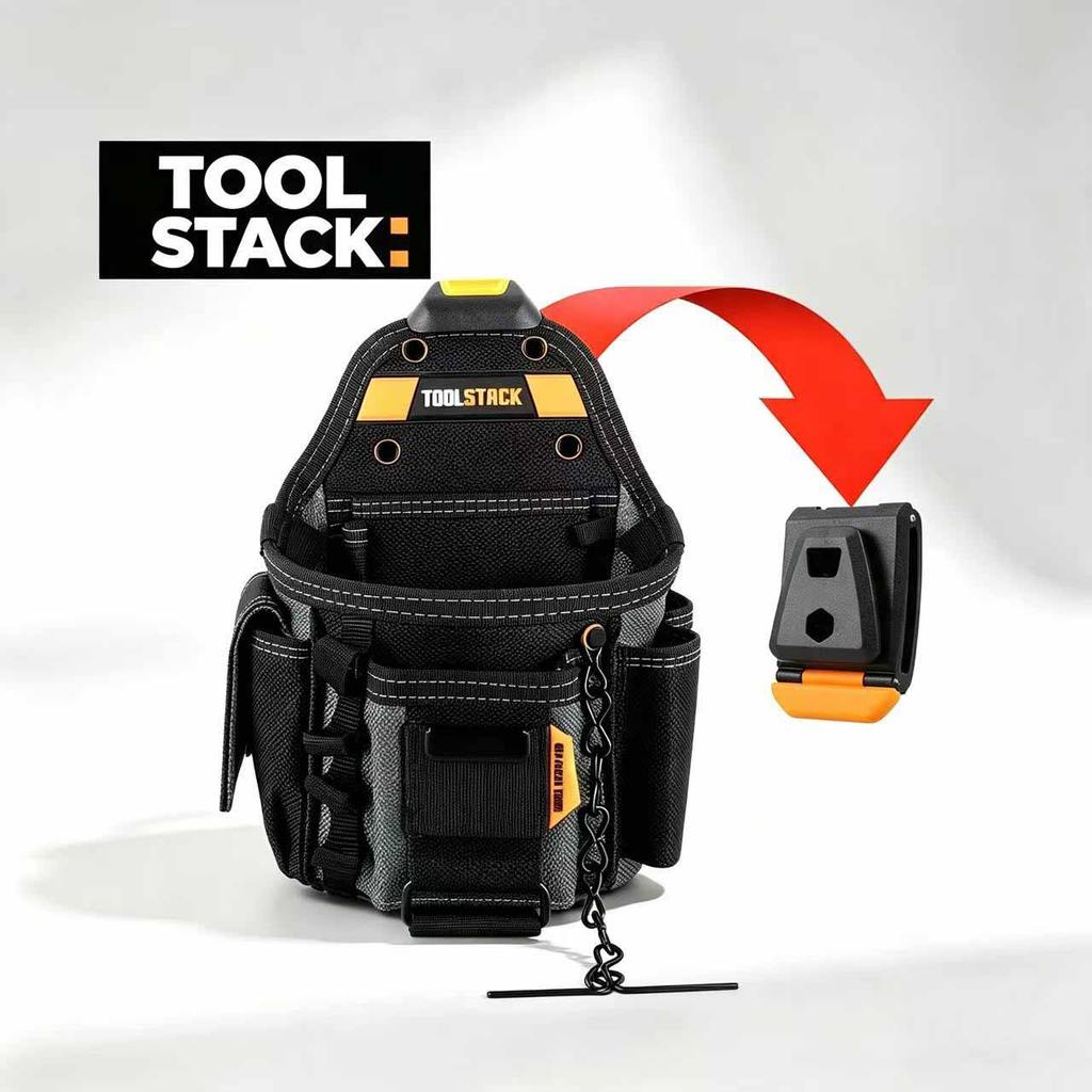 Power Tools Band - TOOLSTACK - Bolsa de Herramientas Pequeña