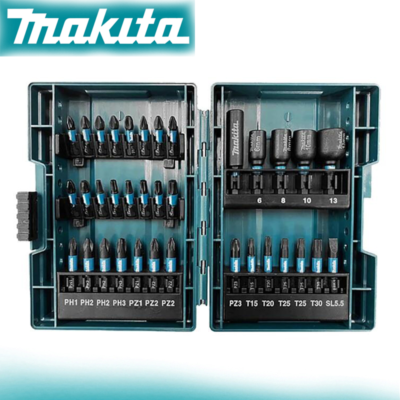 Power Tools Makita Set - Juego de Puntas para Destornillador de