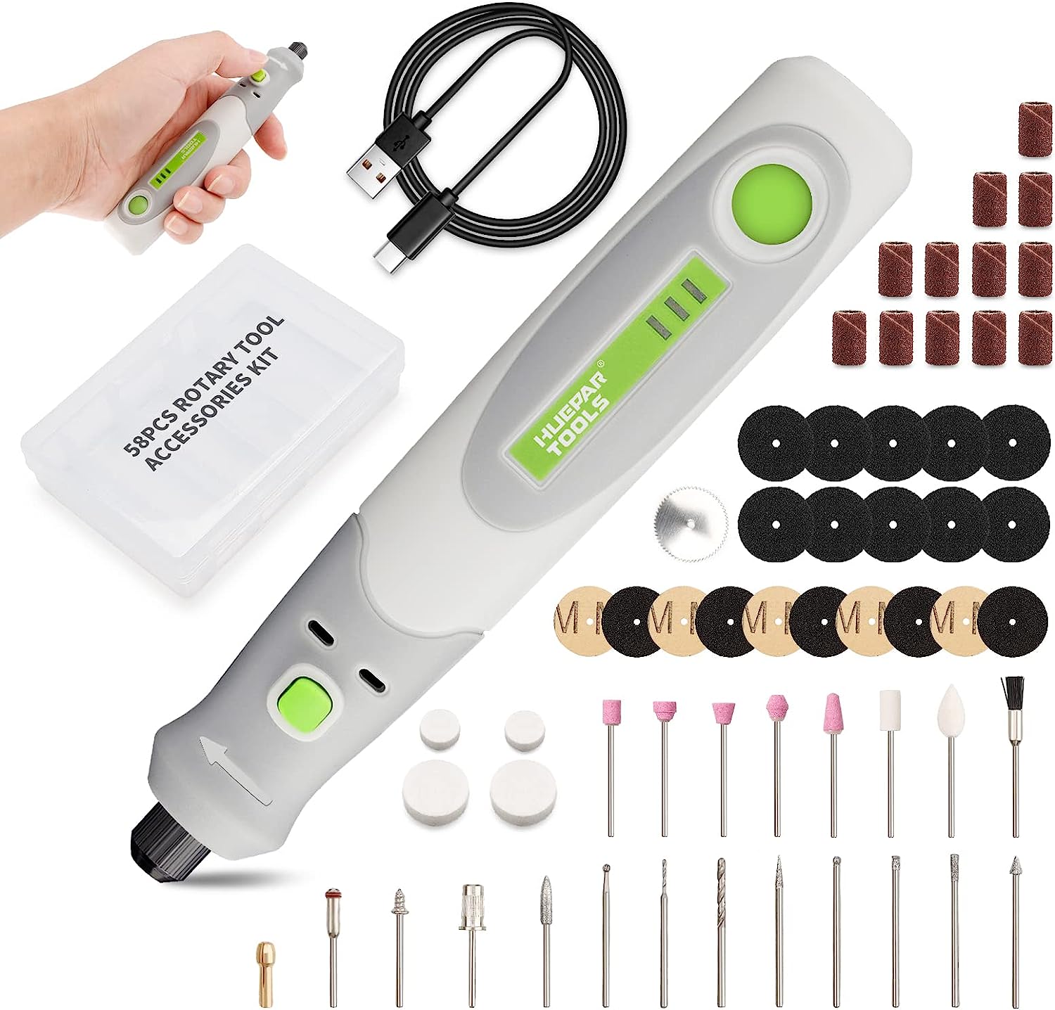 Power Tools Jobs - Juego de herramientas rotativas inalámbricas para