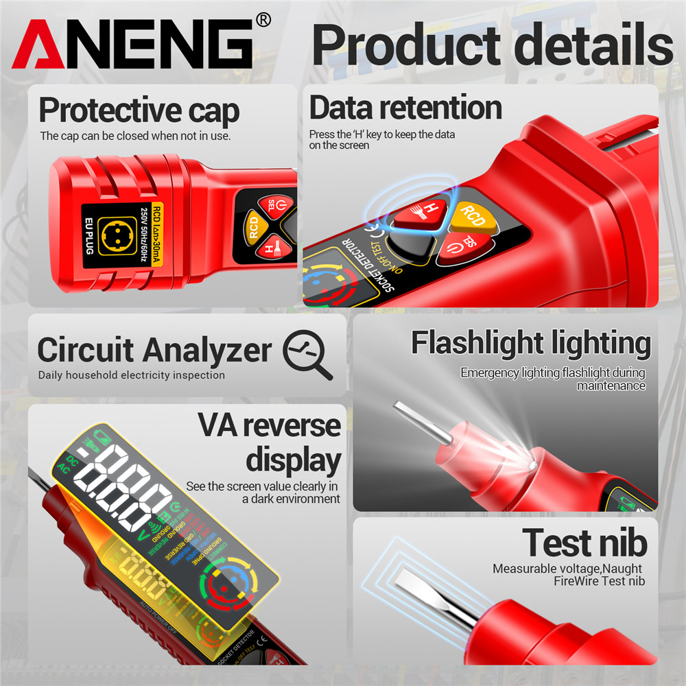 Testador de potencia de enchuf - Power Tools Voltage reseña y precio