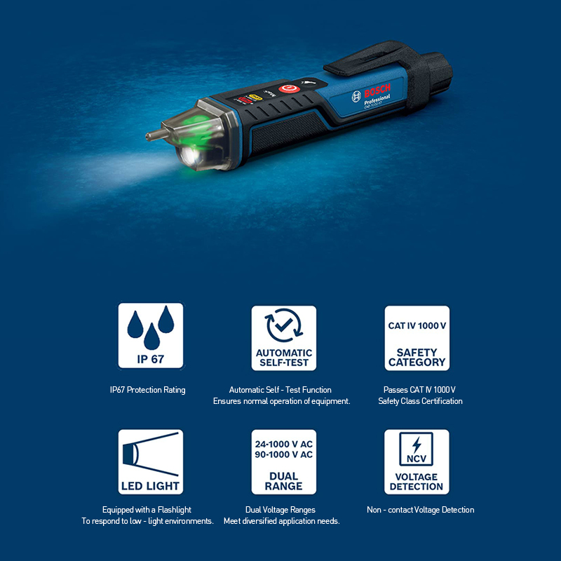 Comprobador de Voltaje BOSCH P - Power Tools Voltage reseña y precio