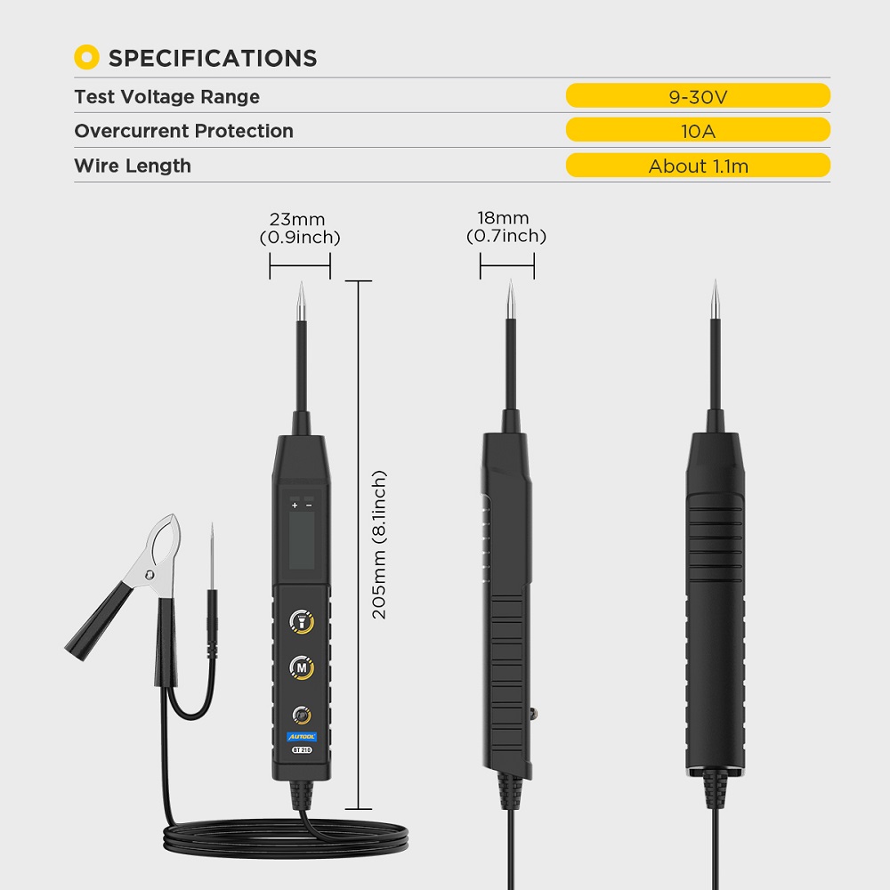 AUTOOL Nuevo Probador de Circu - Power Tools Voltage reseña y precio