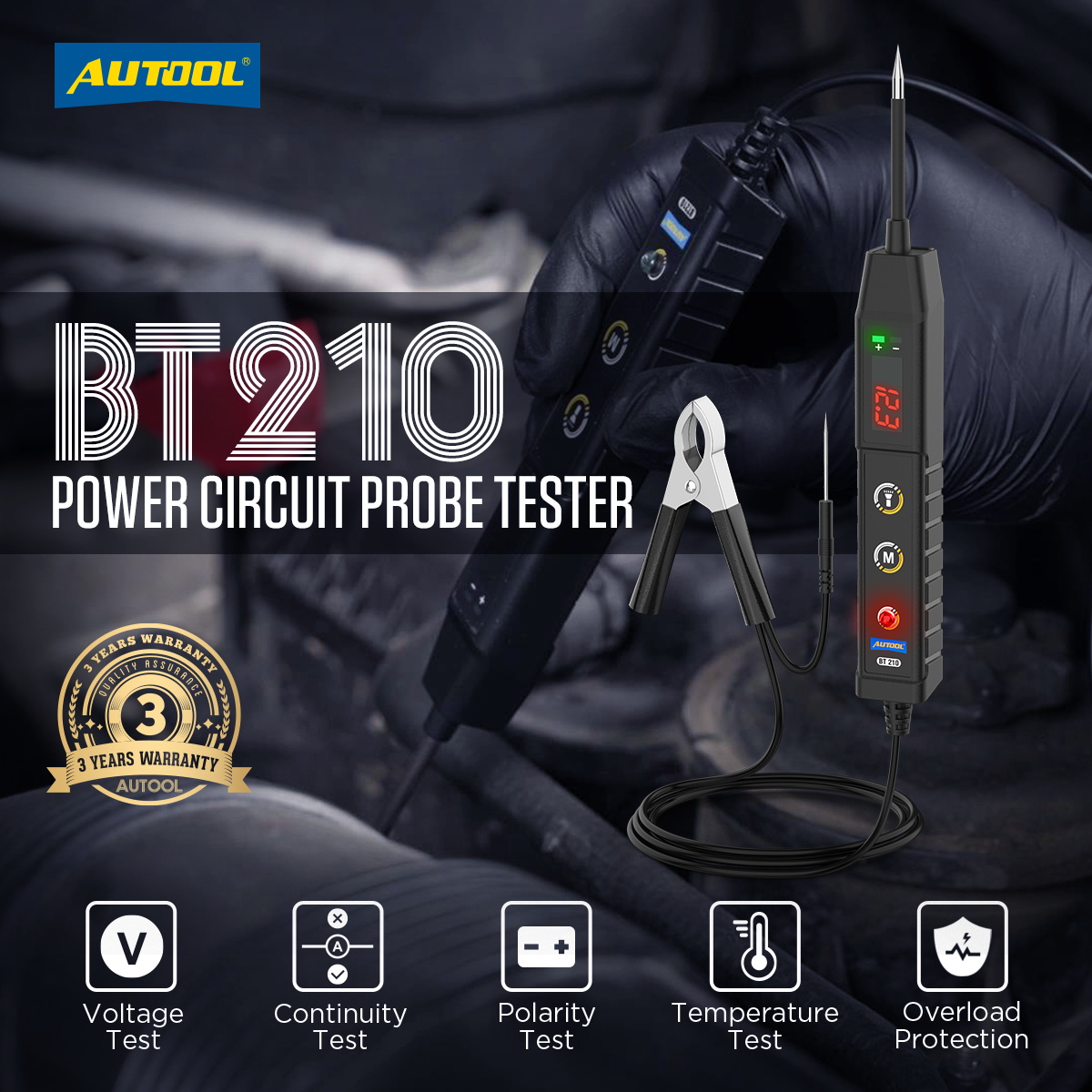 AUTOOL Nuevo Probador de Circu - Power Tools Voltage reseña y precio