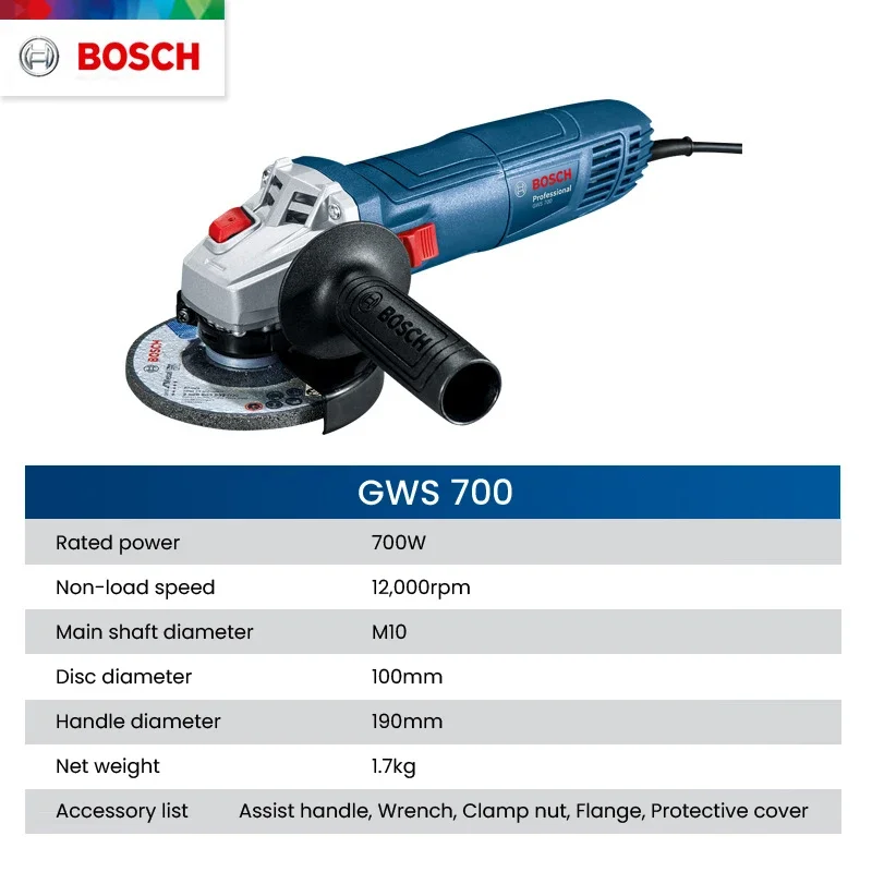 Amoladora Angular Bosch GWS 70 - Power Tools Grinder reseña y precio