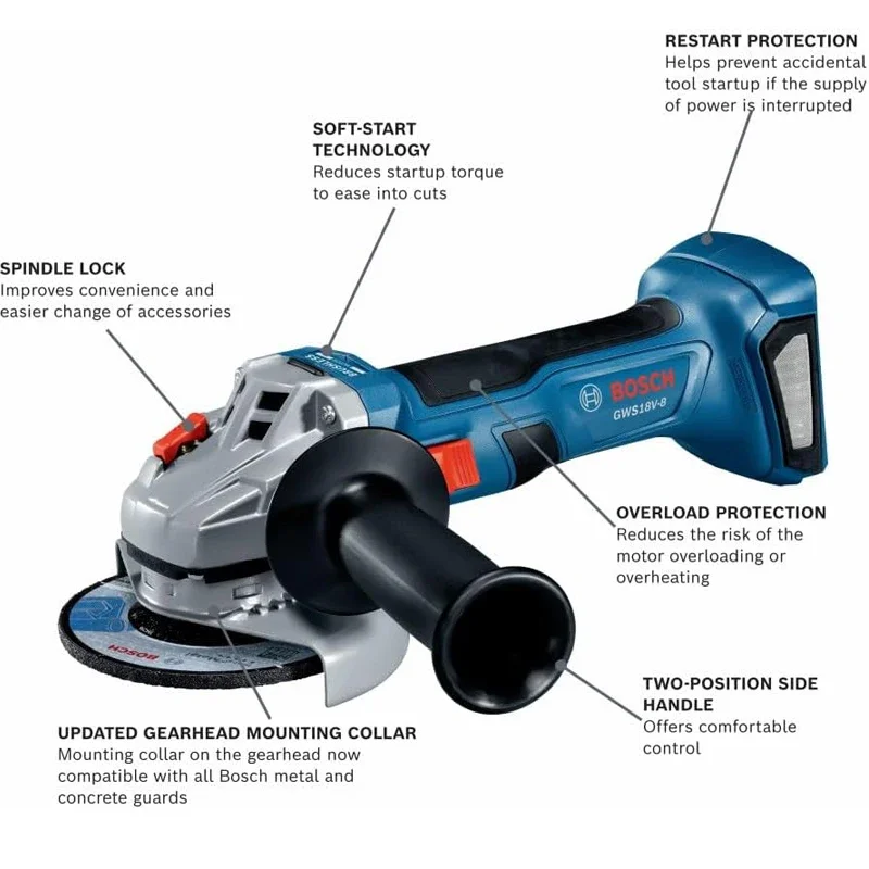 Amoladora Angular Inalámbrica  - Power Tools Grinder reseña y precio