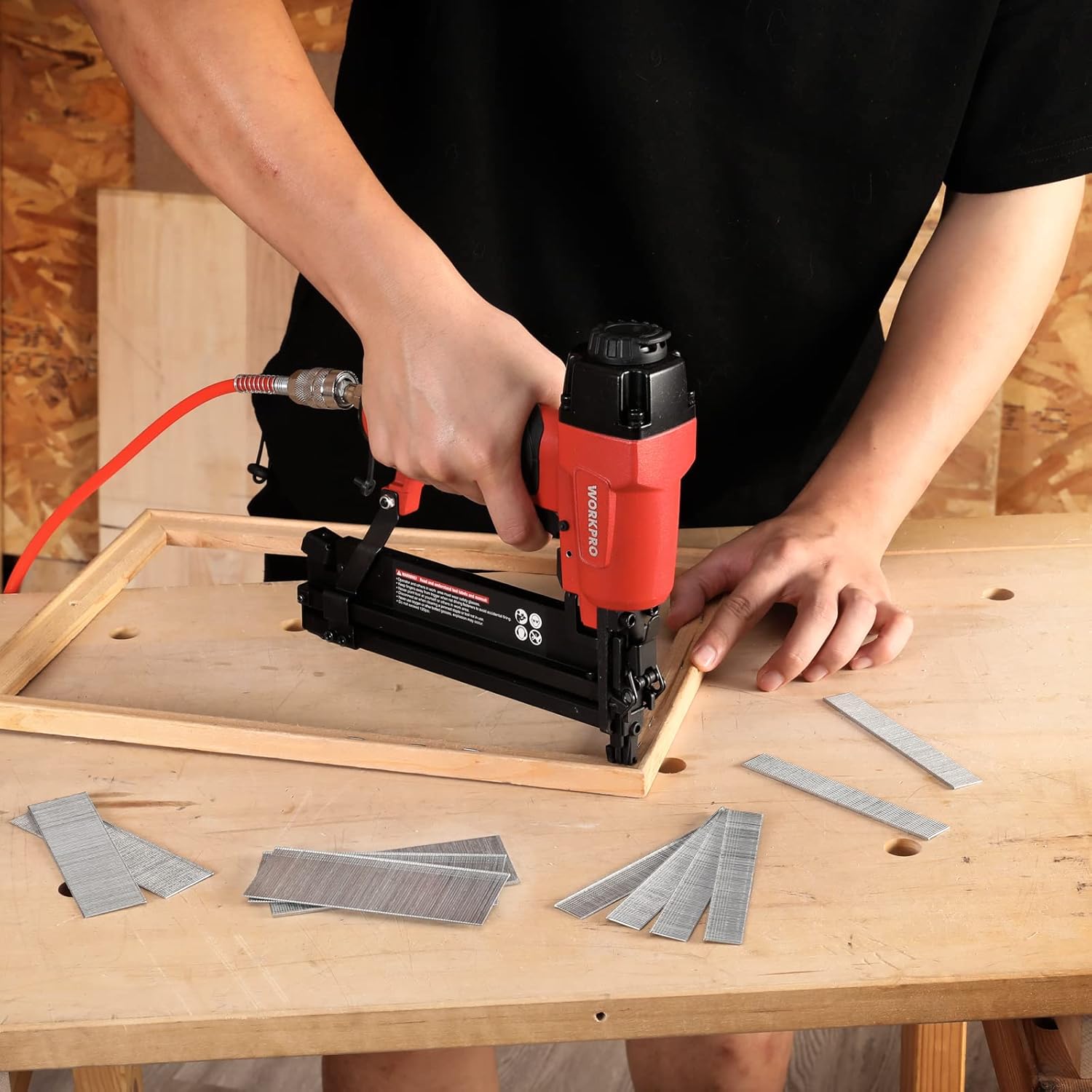 1100 piezas de clavos galvaniz - Nail Gun Brad reseña y precio