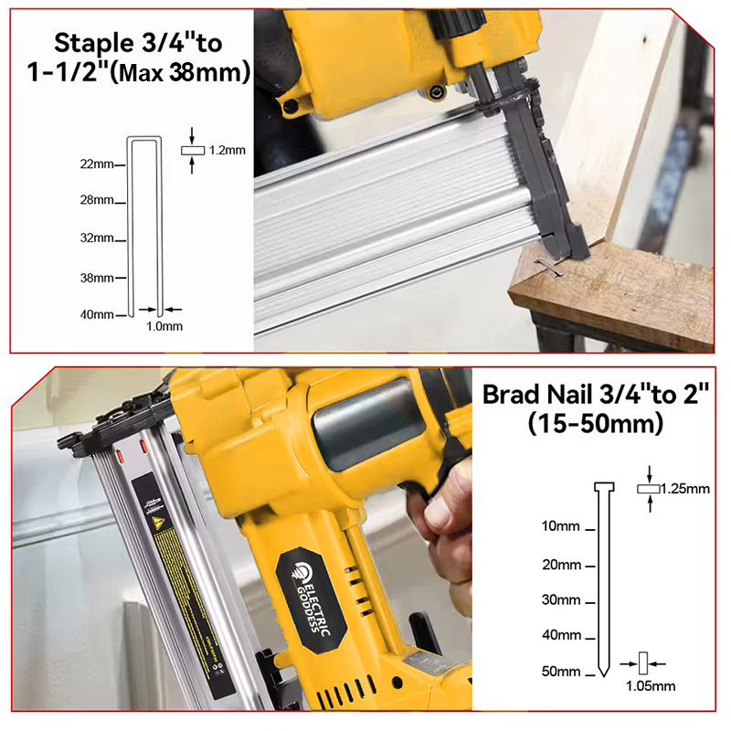 Pistola de clavos eléctrica si - Nail Gun Brad reseña y precio